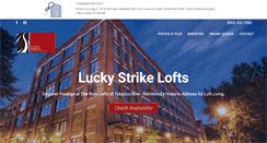 Desktop Screenshot of luckystrikelofts.com